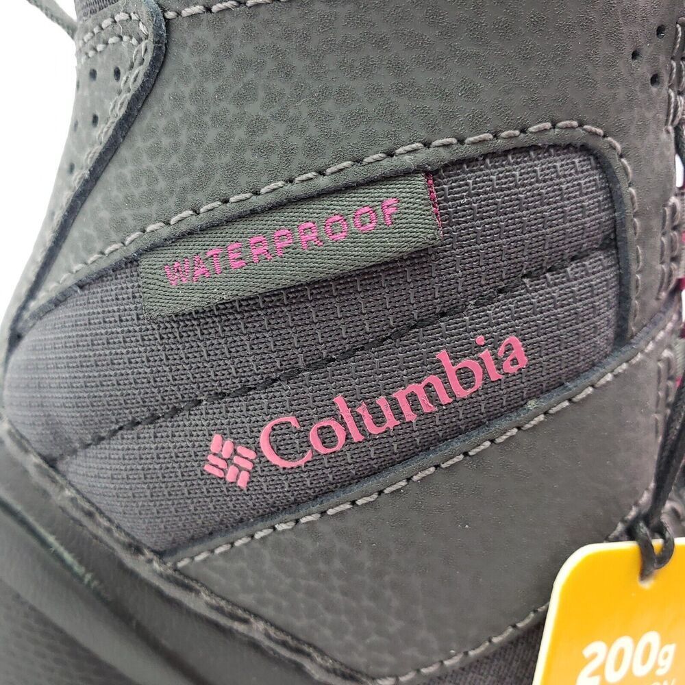Never worn Columbia Gray and Pink Kids Winter Boots - Picture 11 of 14